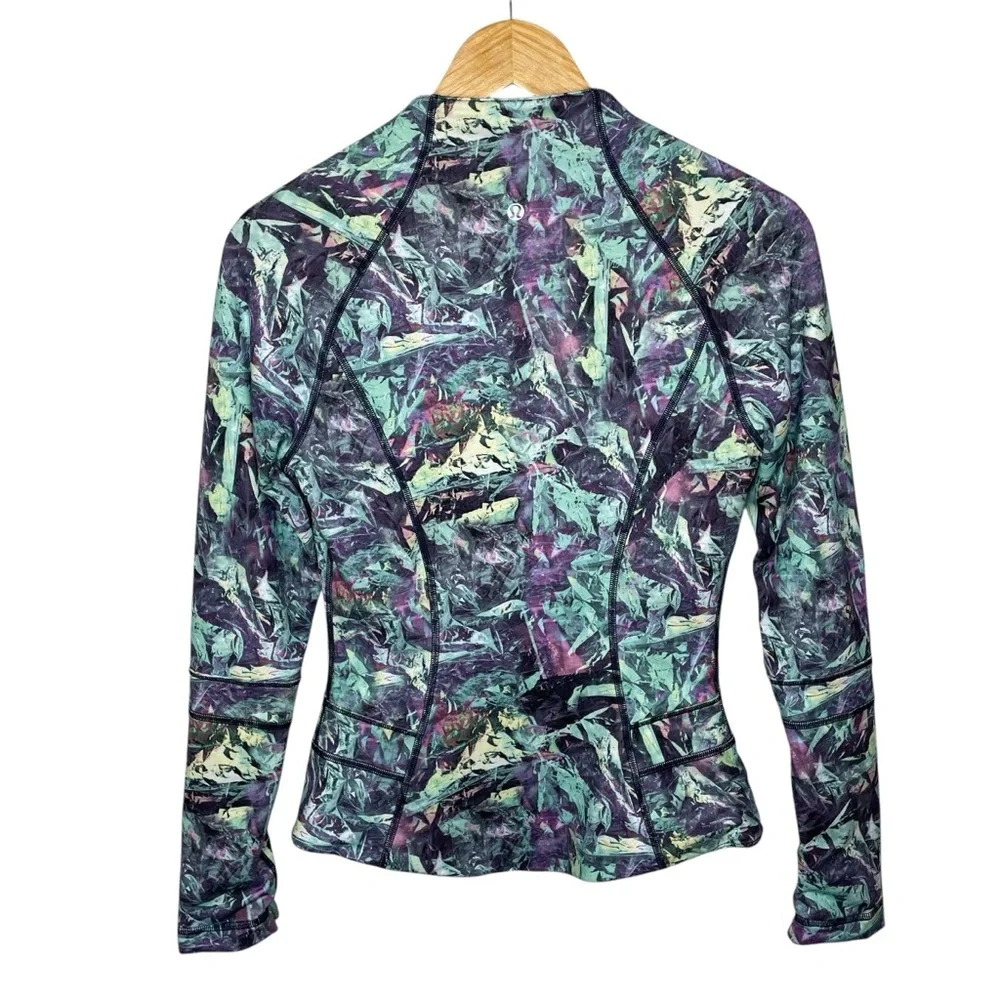 lululemon Find Your‎ Bliss Reversible Jacket Vintage Green Iridescent